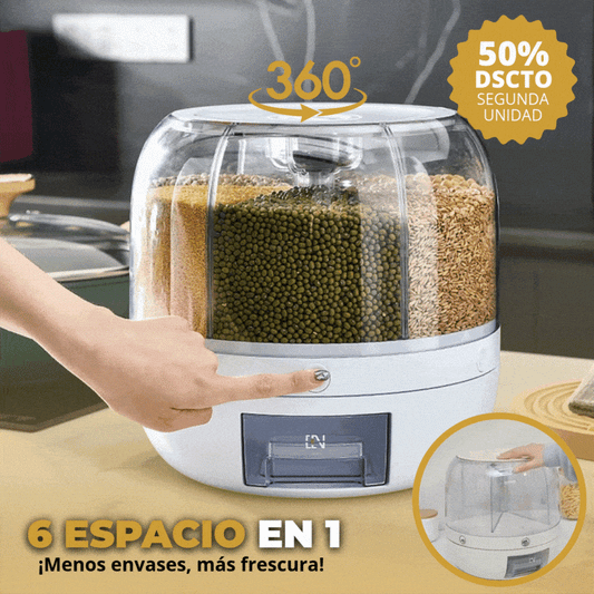 SmartGrain 360™ PROTEGE, CONSERVA Y ORGANIZA TUS ALIEMENTOS
