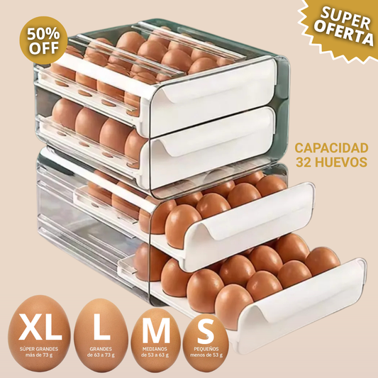 EGG BOX™ ORGANIZA, PROTEGE Y ORDENA TUS HUEVOS