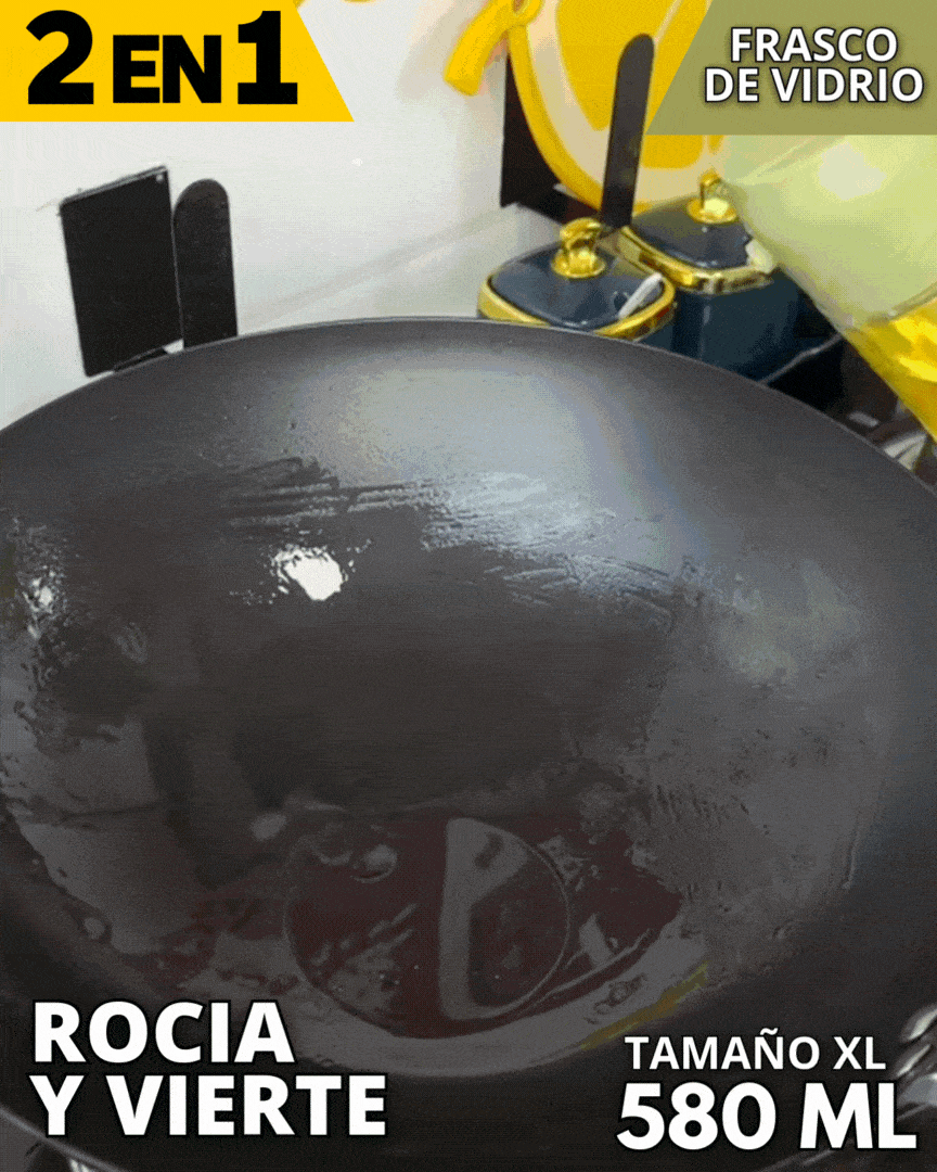 OilChef™ Dispensador de aceite 2 en 1